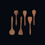 6 PCs Wooden Spoon Set