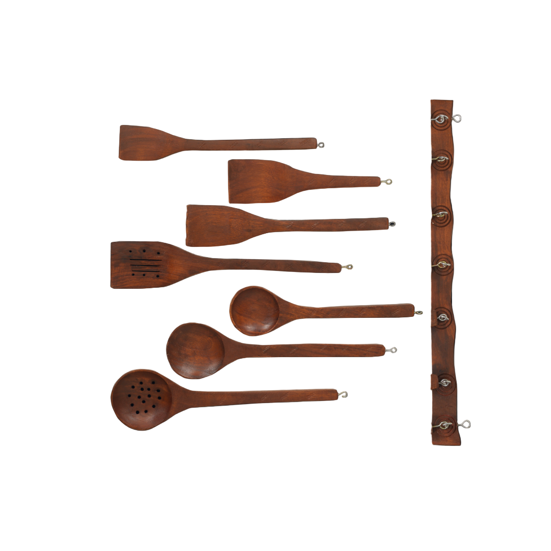 7 PCs wooden Spoon Set