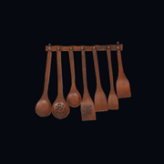 7 PCs wooden Spoon Set