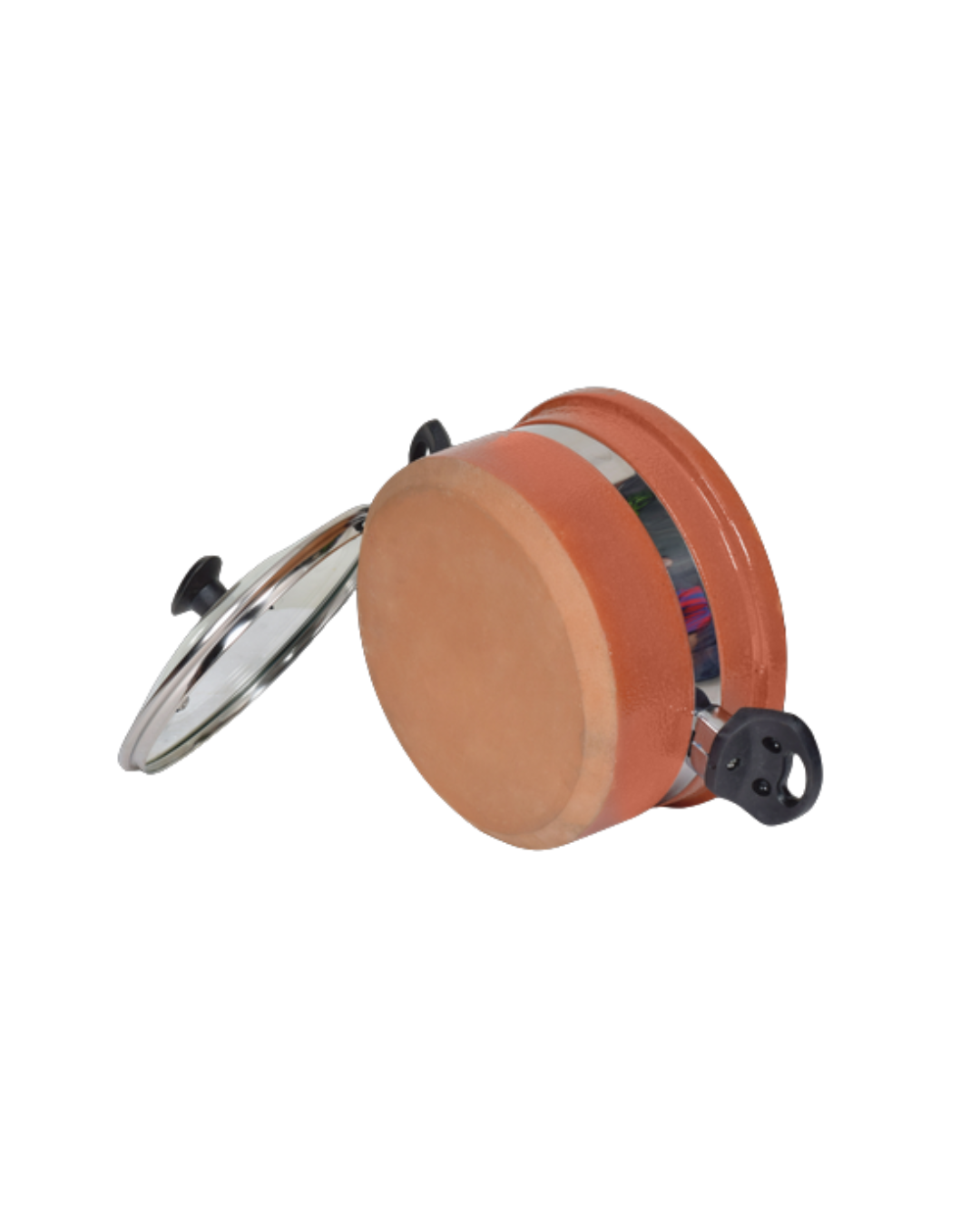 Flat Glazed Clay Handi