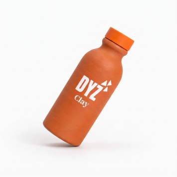 Clay Water Bottle - DYZ Clay Natural Handcrafted | Pure Earthenware