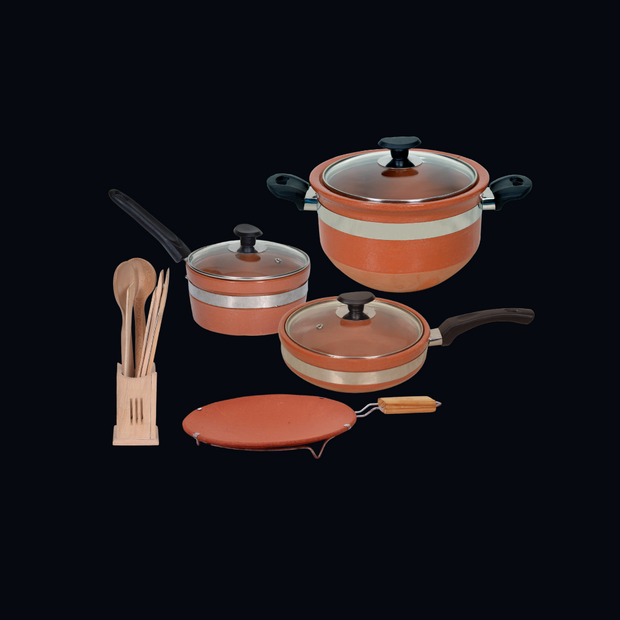 Bronze Cooking Set