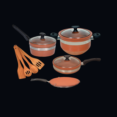Bronze Cooking Set