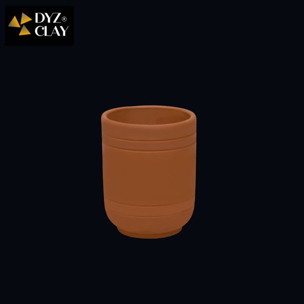 SET OF 6 CLAY GLASSES