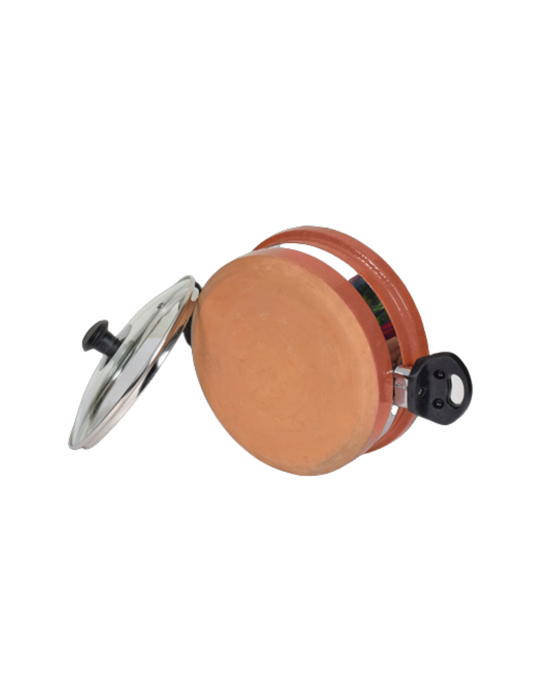 Flat Glazed Clay Karahi