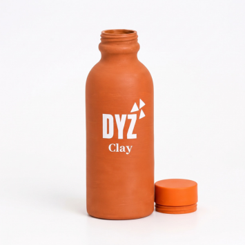 Clay Water Bottle - DYZ Clay Natural Handcrafted | Pure Earthenware