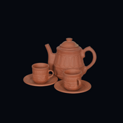 Clay Tea Set