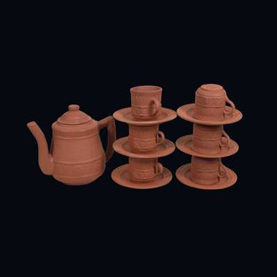 Clay Tea Set