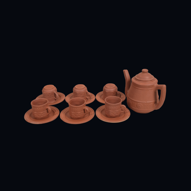 Clay Tea Set