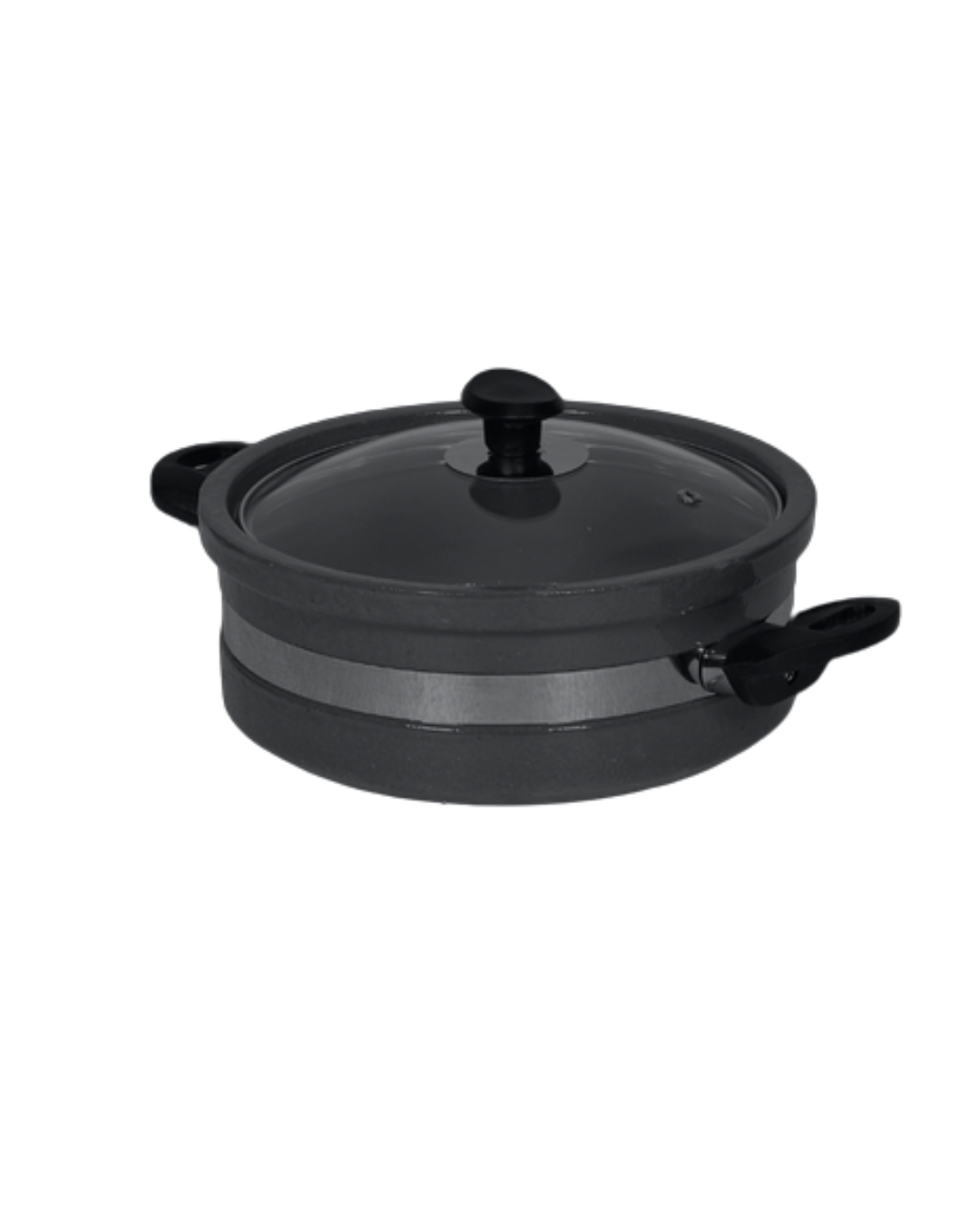 Flat Glazed Clay Karahi