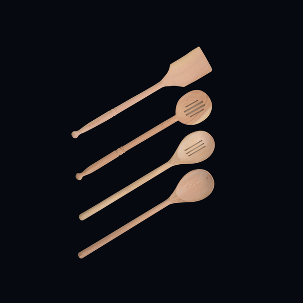 4 PCs Wooden Spoon Set