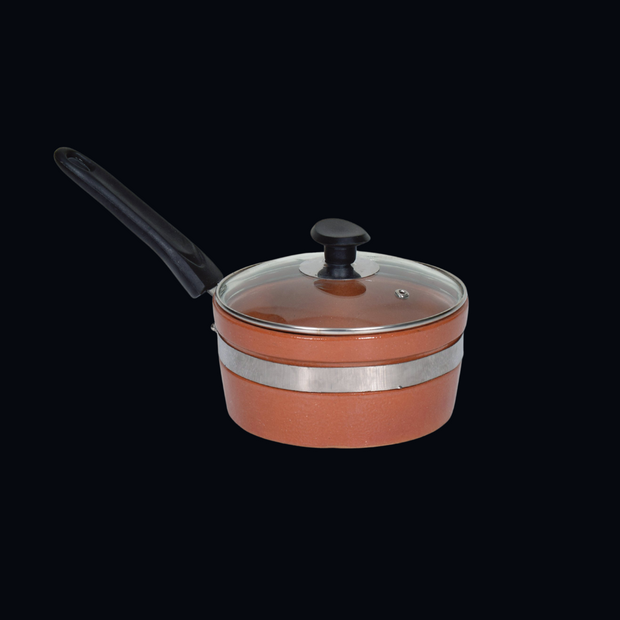 Glazed Clay Saucepan