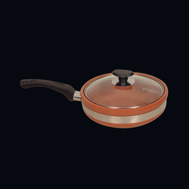 Glazed Clay Fry Pan