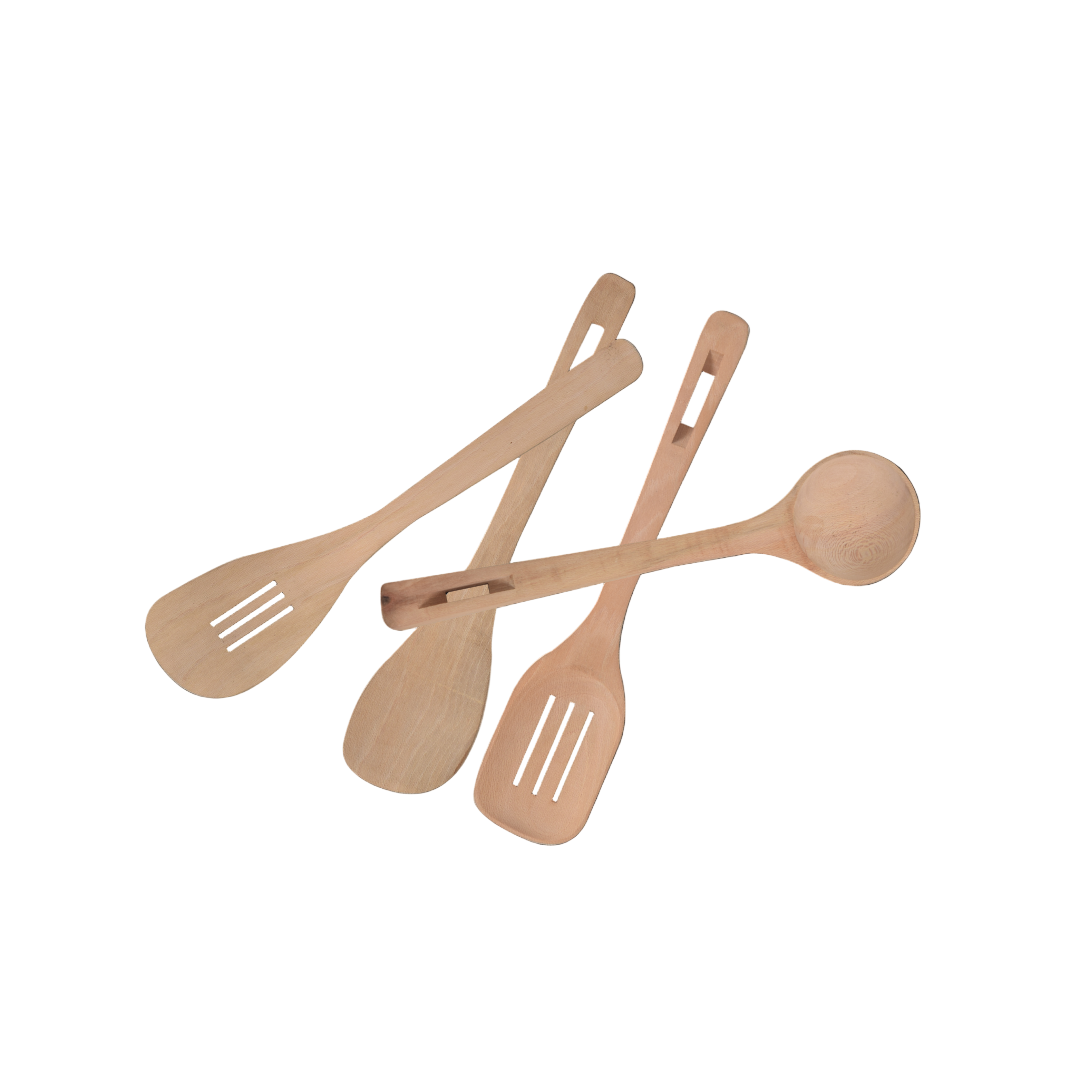 4 PCs Wooden Spoon Set