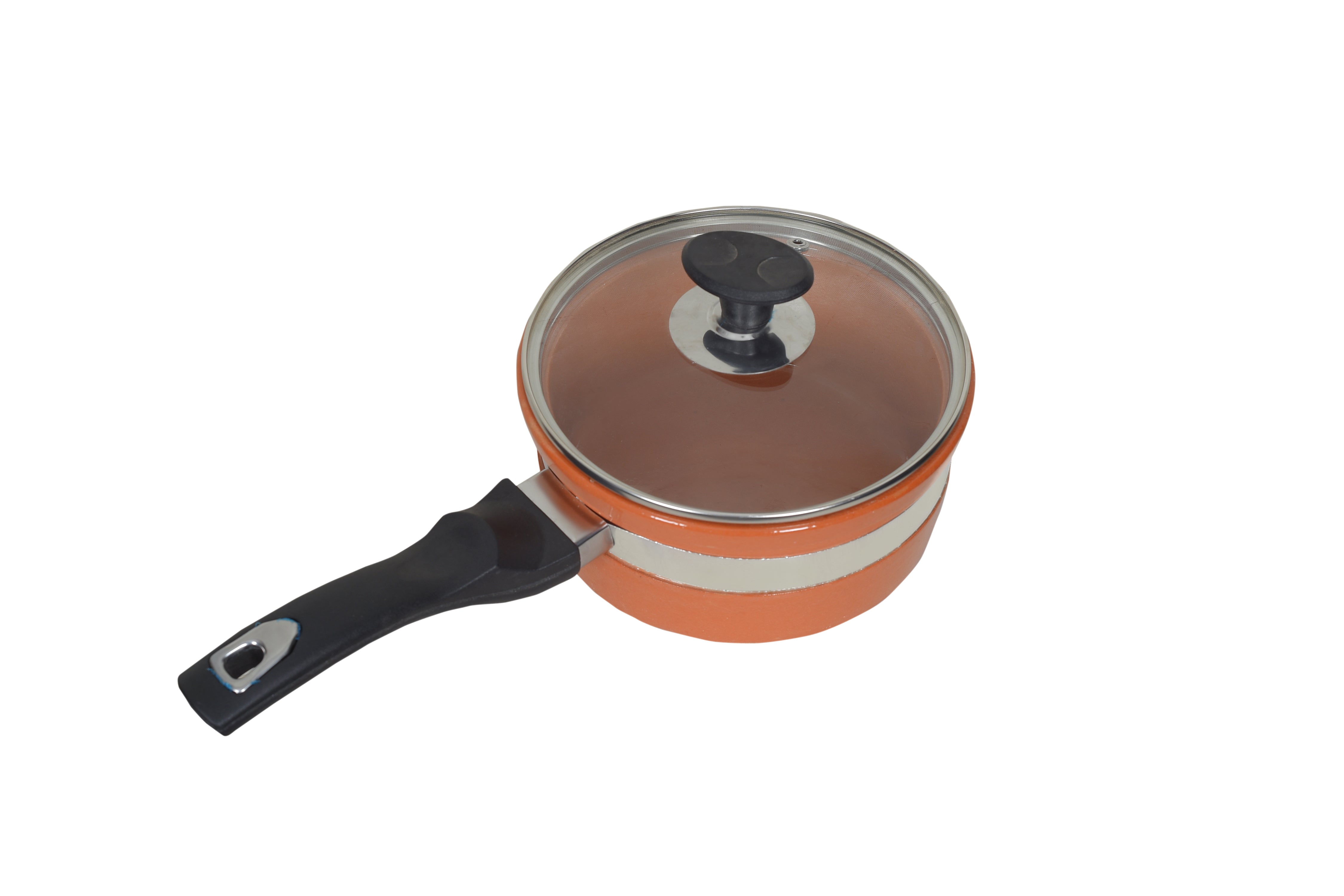 Glazed Clay Saucepan