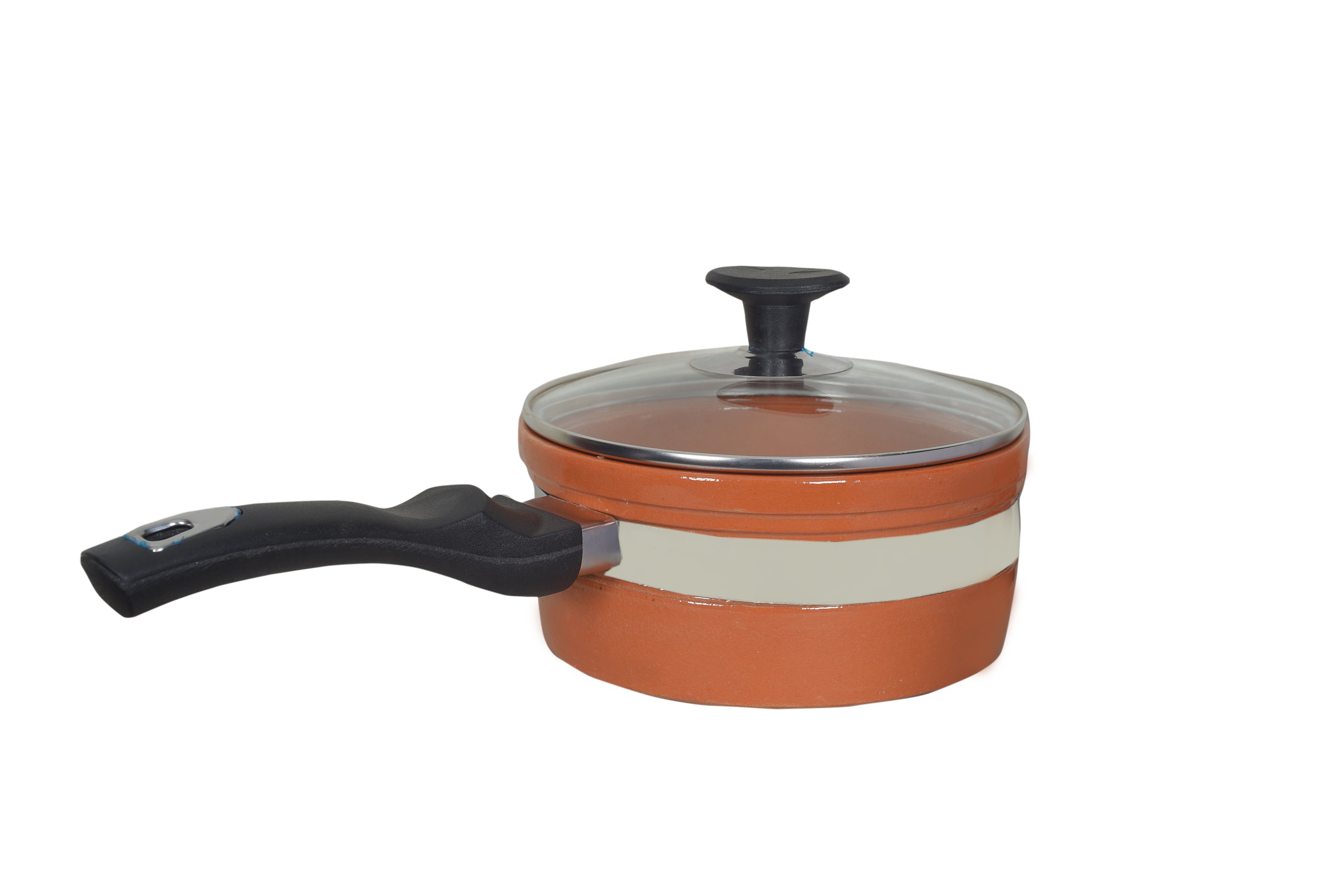 Glazed Clay Saucepan