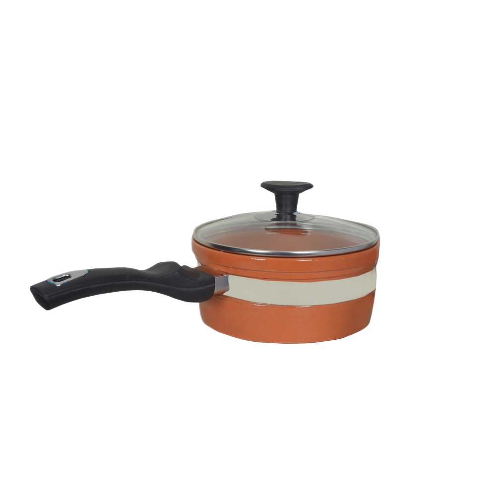 Glazed Clay Saucepan