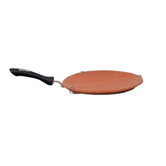Premium Glazed Clay Tawa (30cm) - Non-Stick Style Healthy Roti Maker