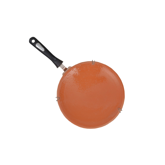 Premium Glazed Clay Tawa (30cm) - Non-Stick Style Healthy Roti Maker