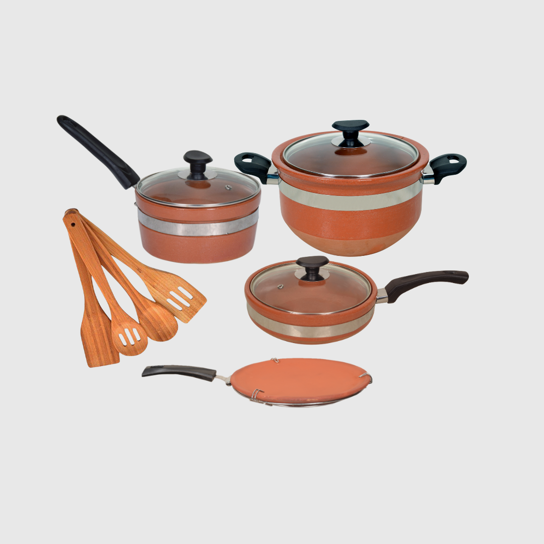 Bronze Cooking Set